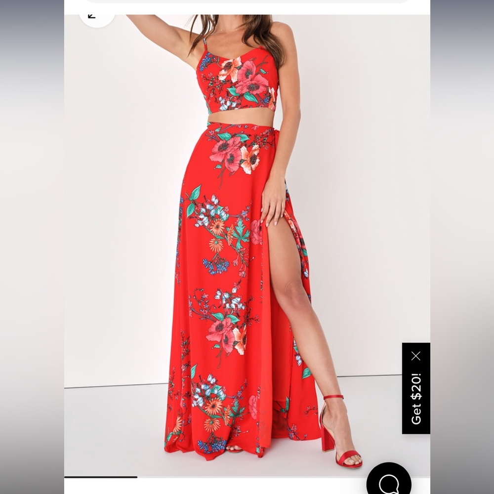 Lulus 2 piece dress. Worn to one dinner, like new!